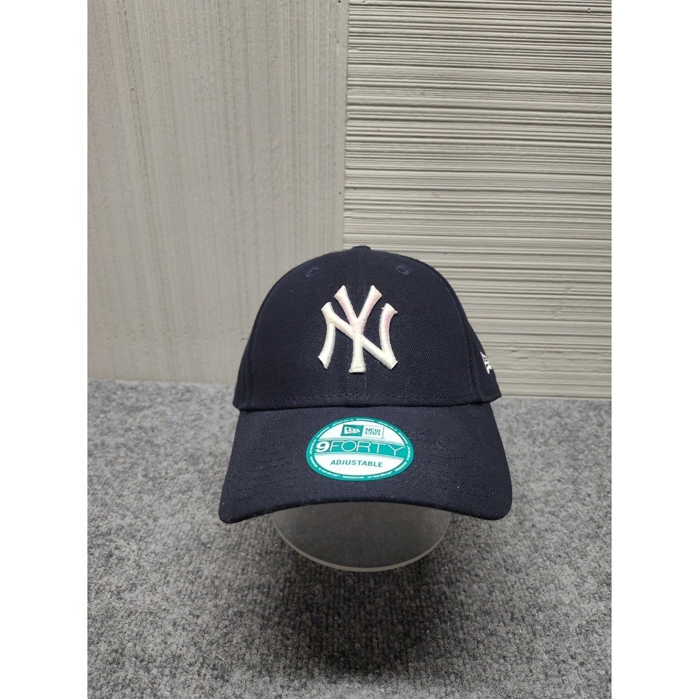 New‎ Era Men Baseball Cap One Size Navy Blue White Logo Adjustable Comfort Wear